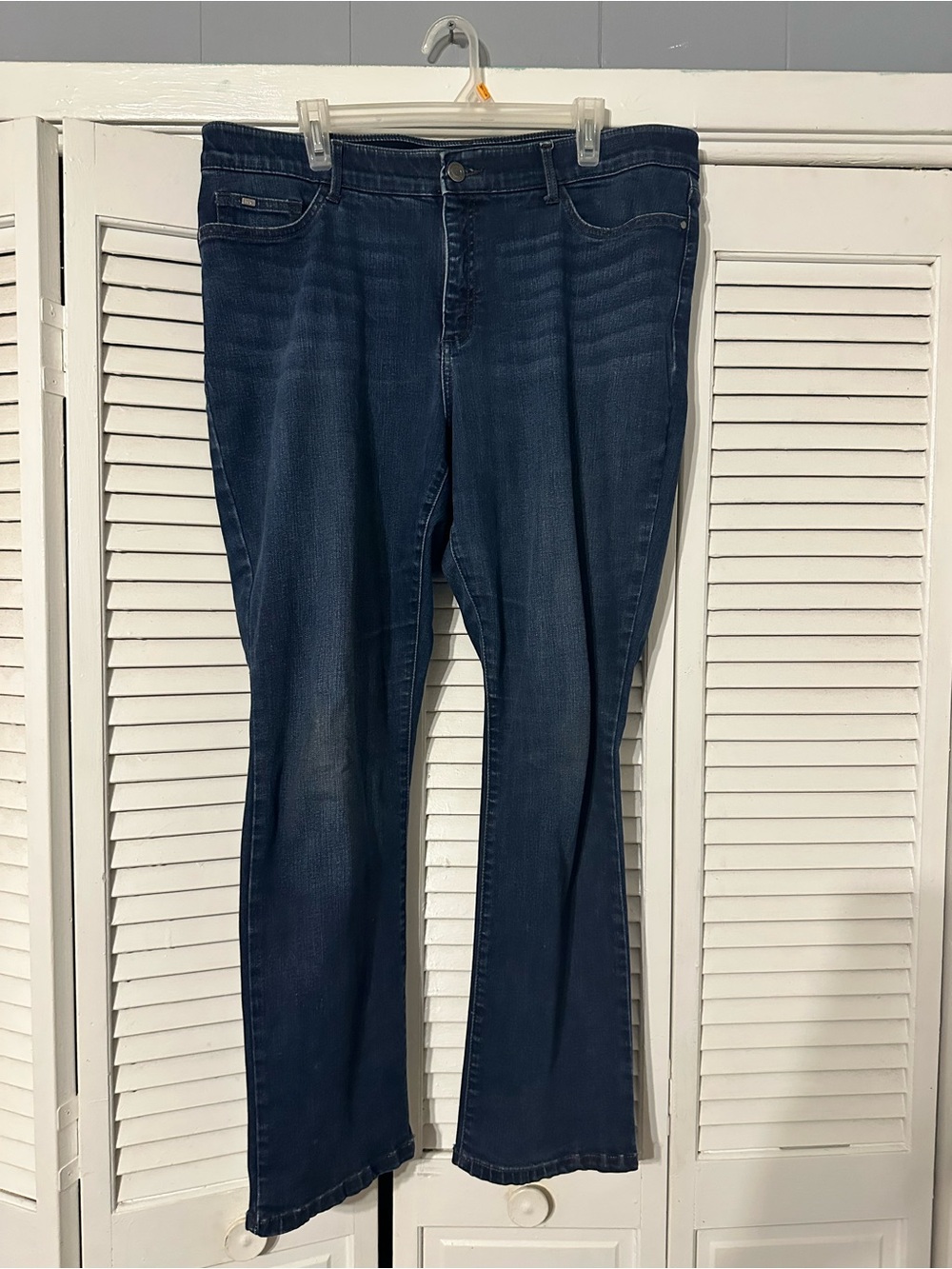 Lee Dark Wash Flare Jeans in Indigo